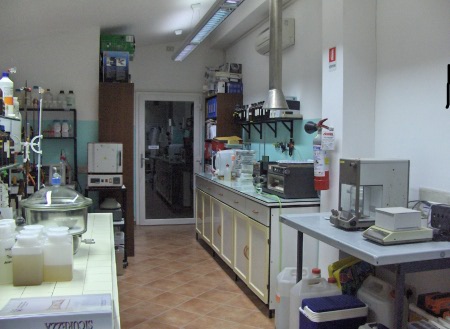 Un angolo dei laboratori 